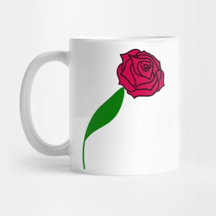 Red Rose Mug